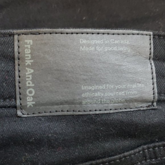 Frank & Oak Debbie skinny jeans, black - Picture 12 of 12